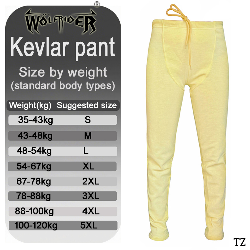 Motorcycle Gear Mens - Pantaloni da moto in Kevlar Fibra